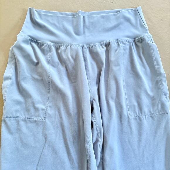 Athleta Salutation Joggers Blue High Rise Size Medium Pockets - Picture 8 of 10